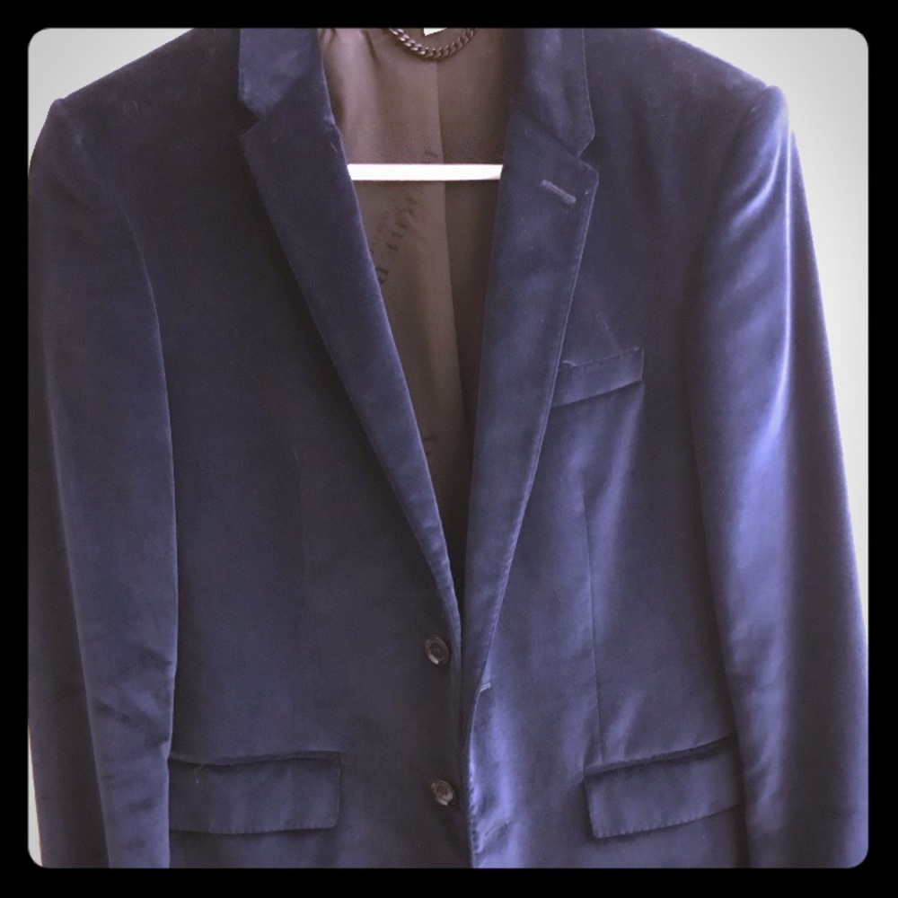 Men’s Burberry Velvet Jacket